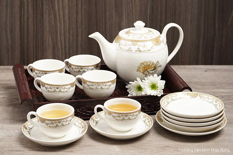 Bộ ấm pha trà biếu quà tết cho bố mẹ người yêu