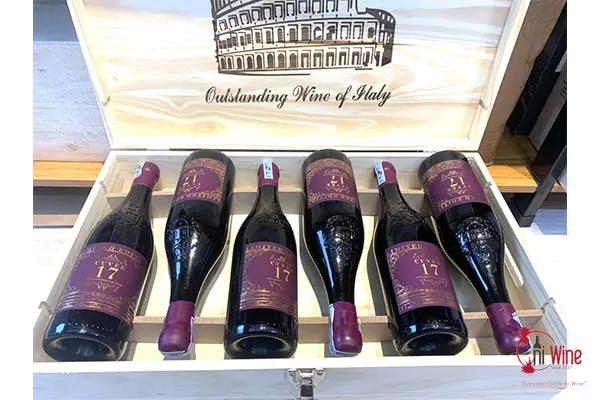 Rượu vang Ý Cuvee 17 Limited Edition 17% dung tích 750ml